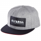 Kappe Snapback grau