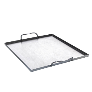 Edelstahl Grillwanne mit 2 Griffen