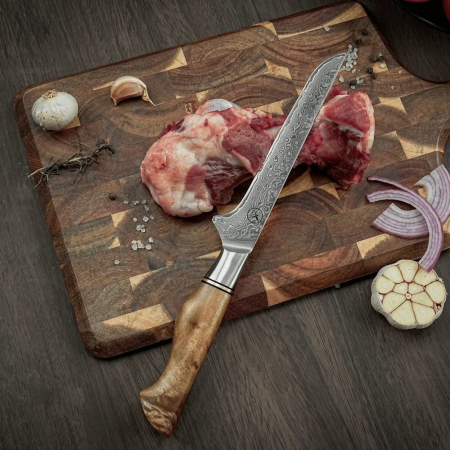 Damast Ausbeinmesser Bergahorn Damastshop.de - Damastshop