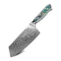 Damast Hackmesser Abalone Damastshop.de - Damastshop