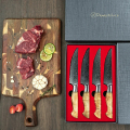Damast Steakmesser Bergahorn 4er Geschenkset Damastshop.de - Damastshop