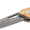 Damast Taschenmesser Olive Damastshop.de - Damastshop