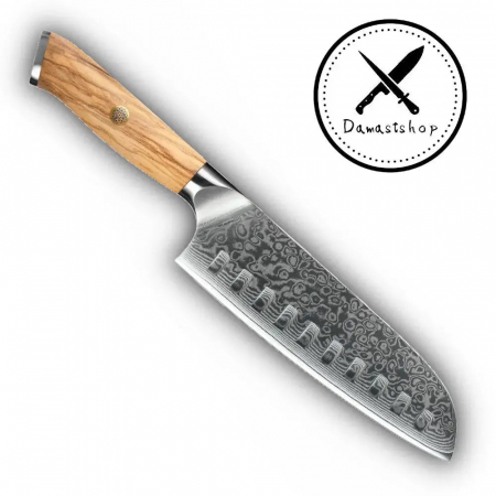 Personalisierbares Damast Santoku Damastshop.de - Damastshop