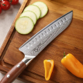 Premium Damast Santoku Red Wood Damastshop.de - Damastshop