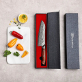 Premium Damast Santoku Red Wood Damastshop.de - Damastshop